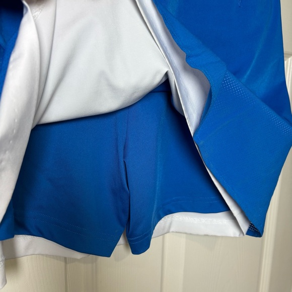 Lady Hagen Golf Skort Size 10 Blue White Skirt Pickleball Tennis Pockets Preppy - Picture 6 of 9